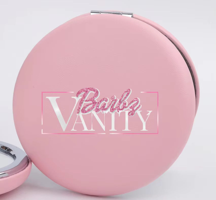 PINK COMPACT MIRROR